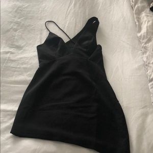Black bodycon dress